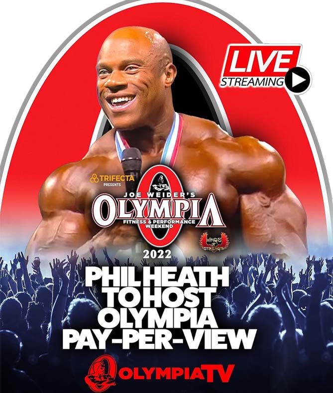 Phil Heath will be speaker on Mr. Olympia 2022